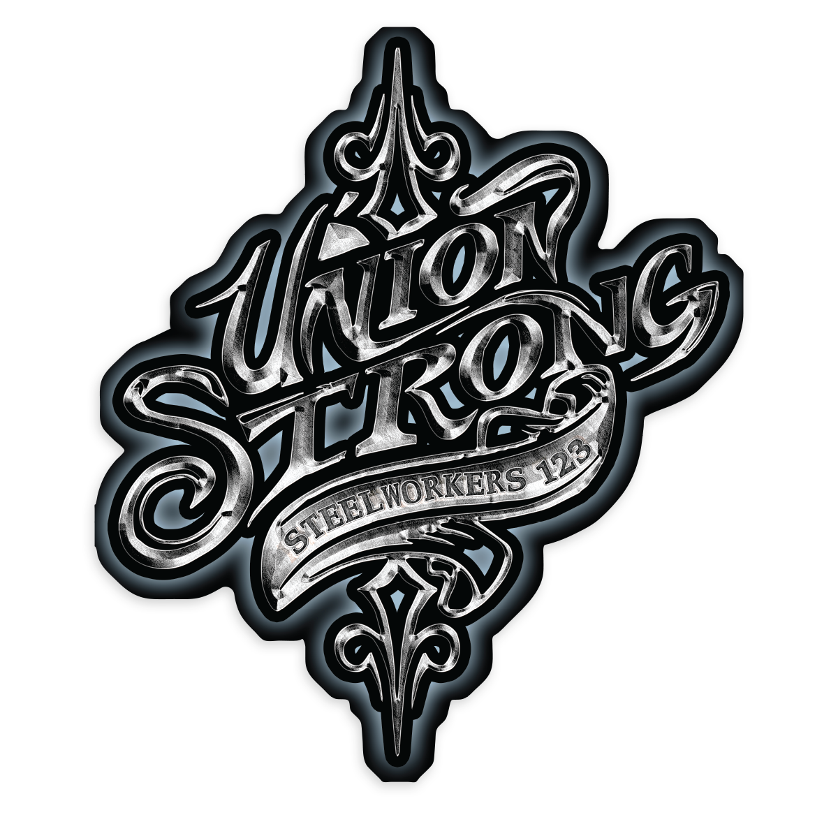 USW Steelworkers Union Strong Decal