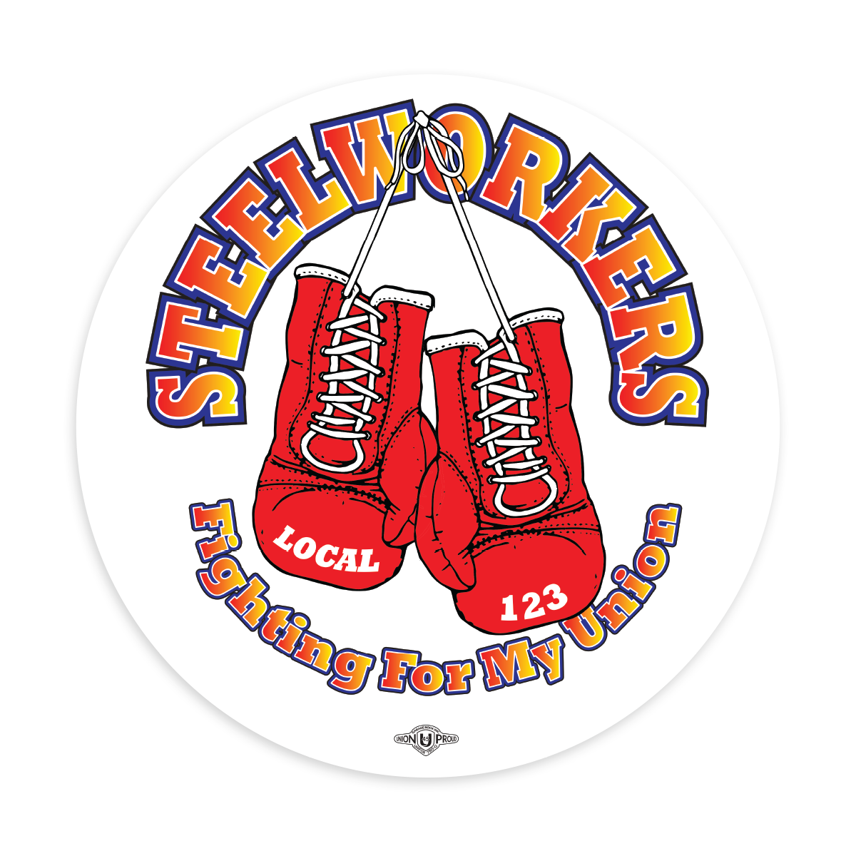 USW Steelworkers Fighting For My Union Decal