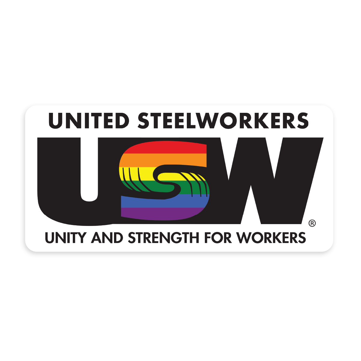 USW Pride Decal