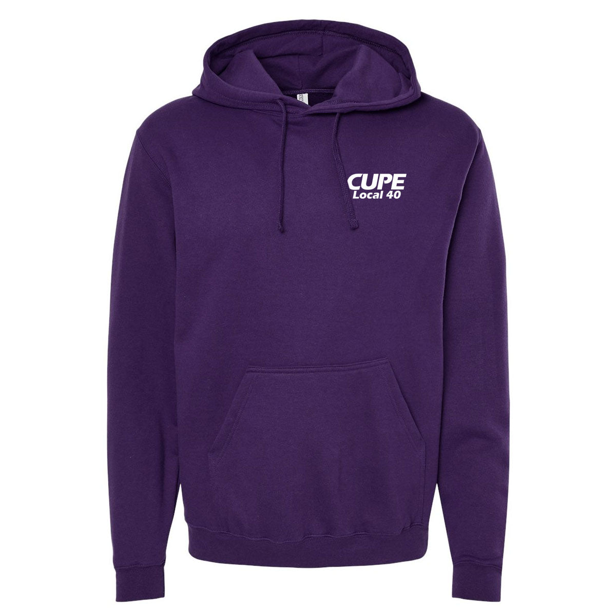 CUPE Local 40 Purple Pullover Hoodie