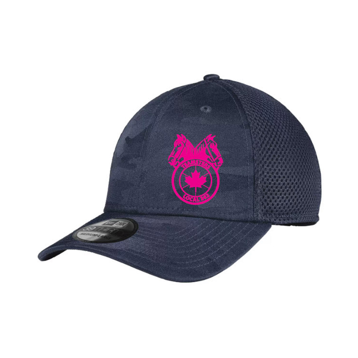 Teamsters 362 - Tonal Camo Cap - NEON PINK Embroidery