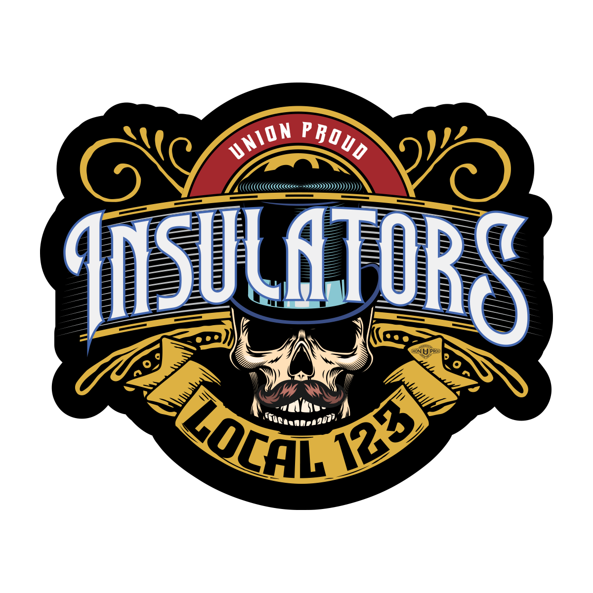 Insulators - Skull Decal