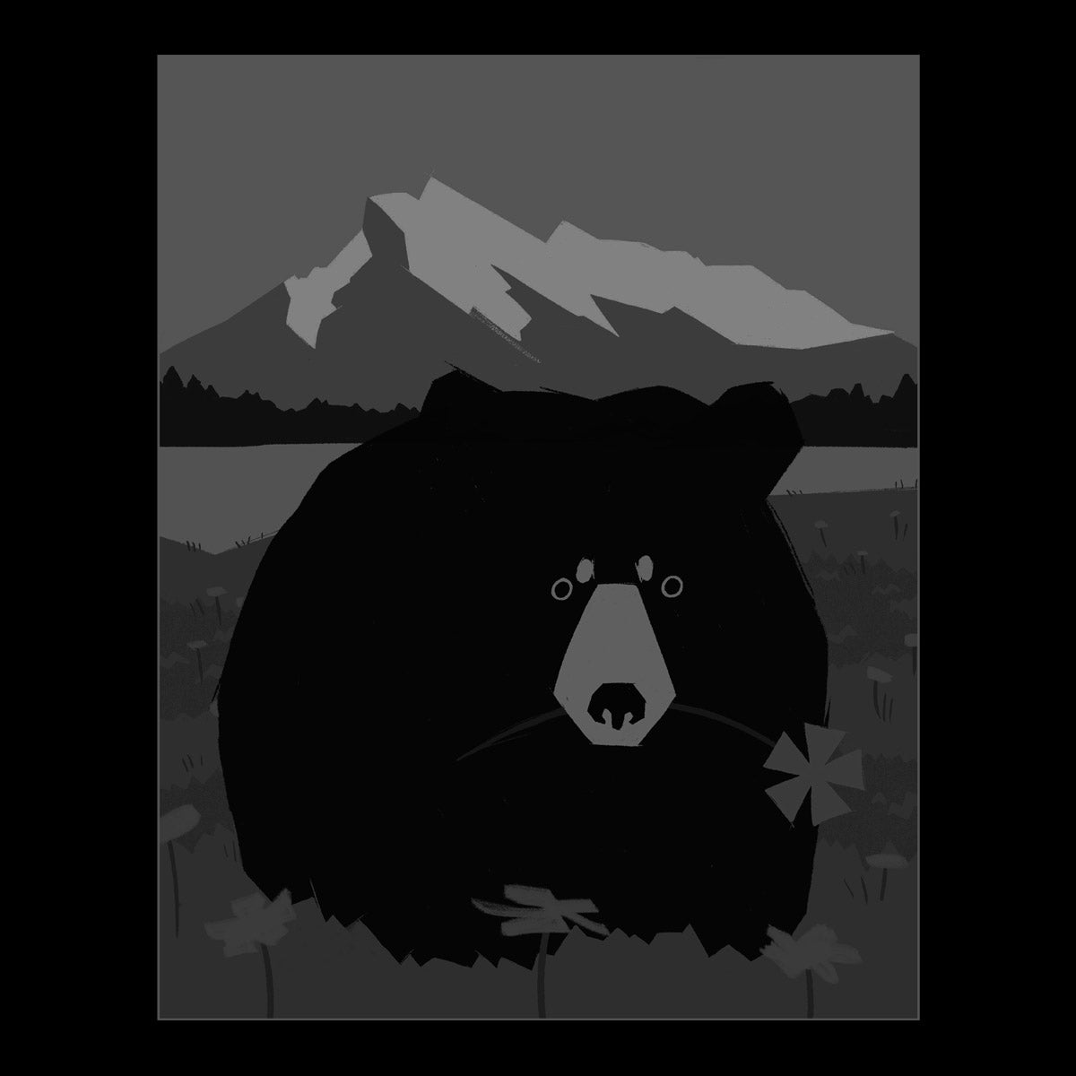 IATSE 212 - Bear Greyscale