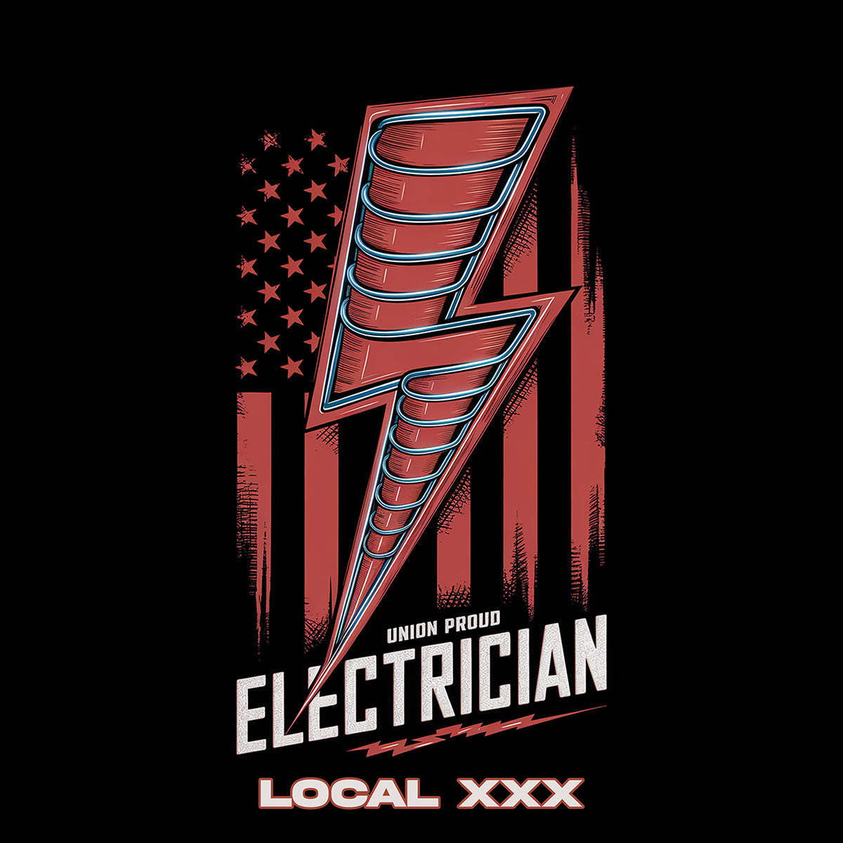 IBEW - Electrician Lightningbolt