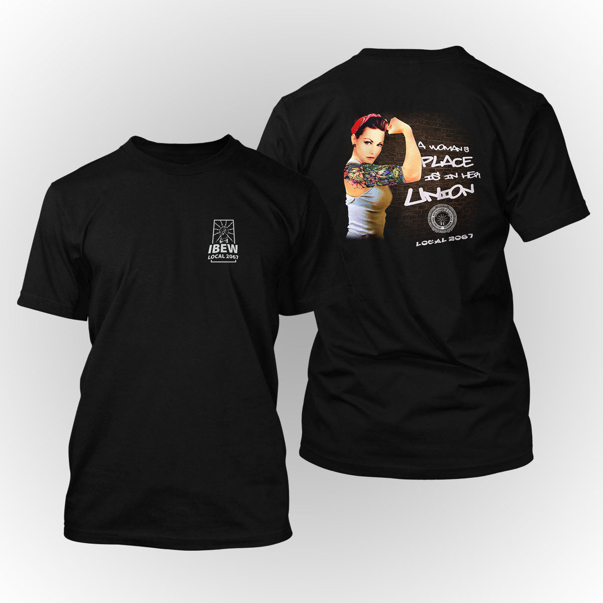 Personalized IBEW 2067 - Modern Rosie