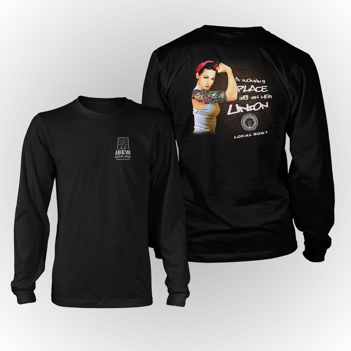 Personalized IBEW 2067 - Modern Rosie