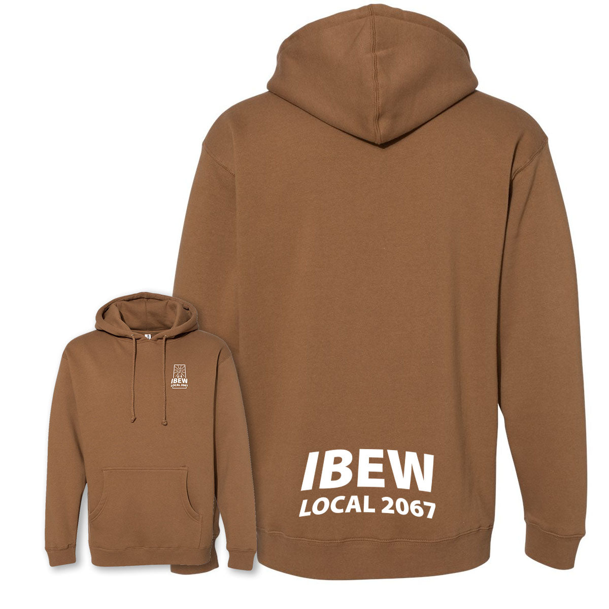 Heavyweight IBEW Local 2067 Hoodie Saddle