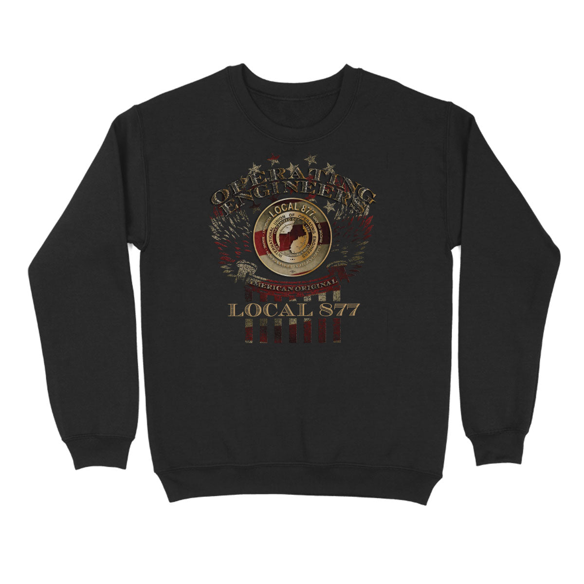 Winged Eagle IUOE 877 Apparel - Black