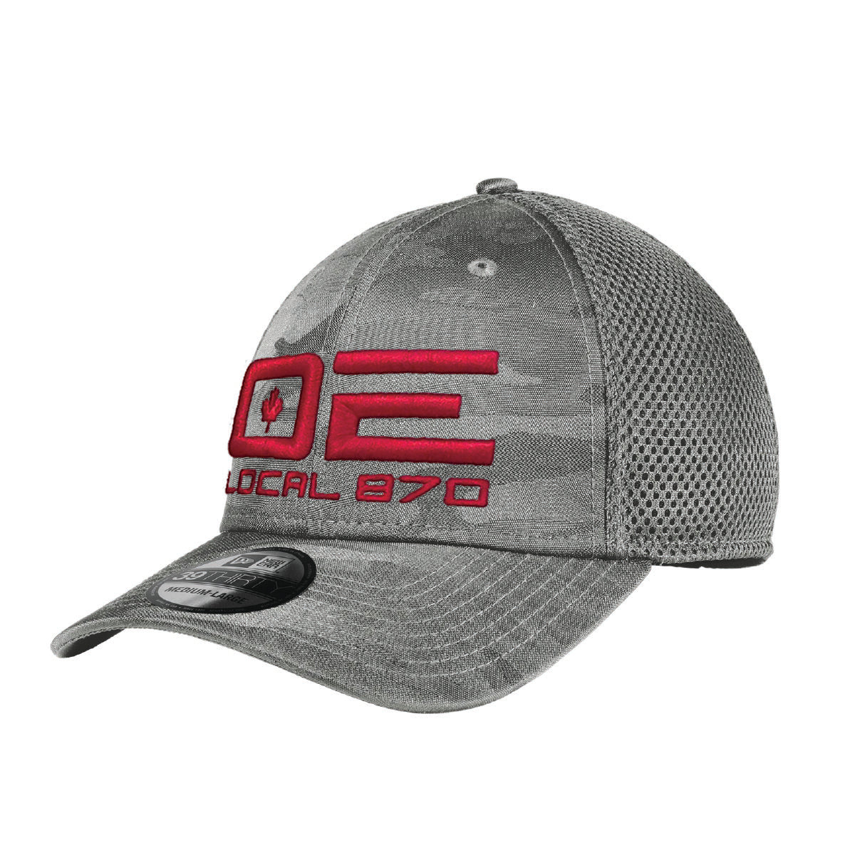 IUOE 870 - Tonal Camo Cap - RED Embroidery