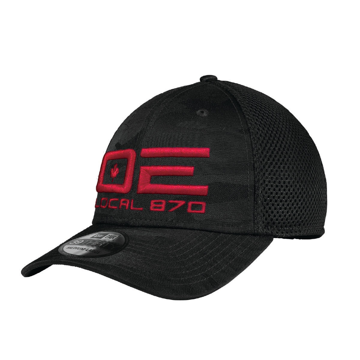 IUOE 870 - Tonal Camo Cap - RED Embroidery