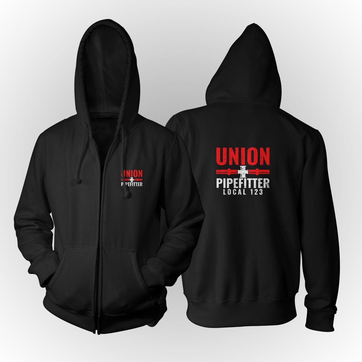 UA - Union Pipefitter Red/White Apparel