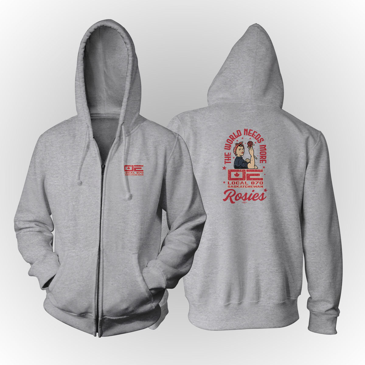 IUOE 870 - More Rosies (Heather Gray)