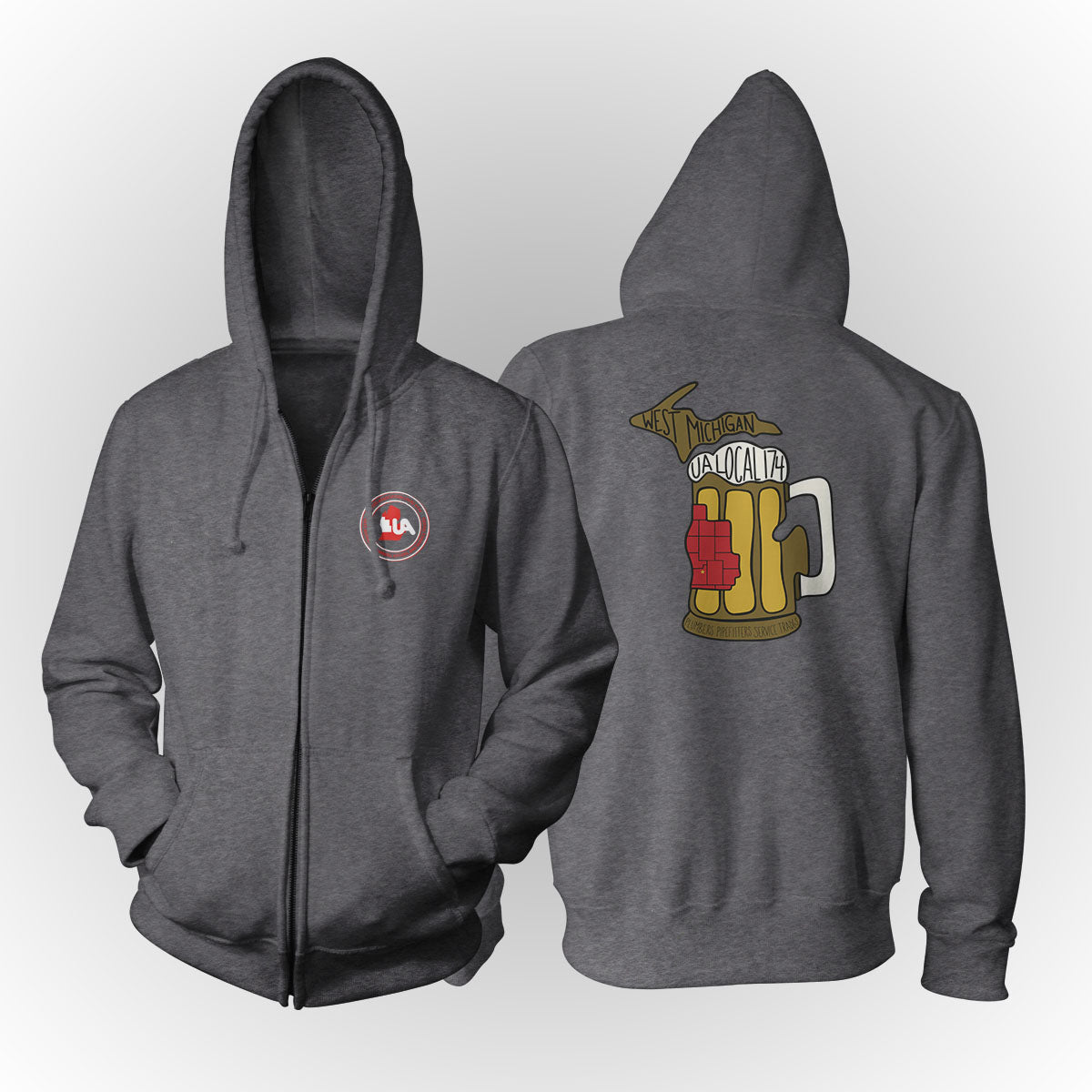 UA Local 174 Beer Mug Apparel