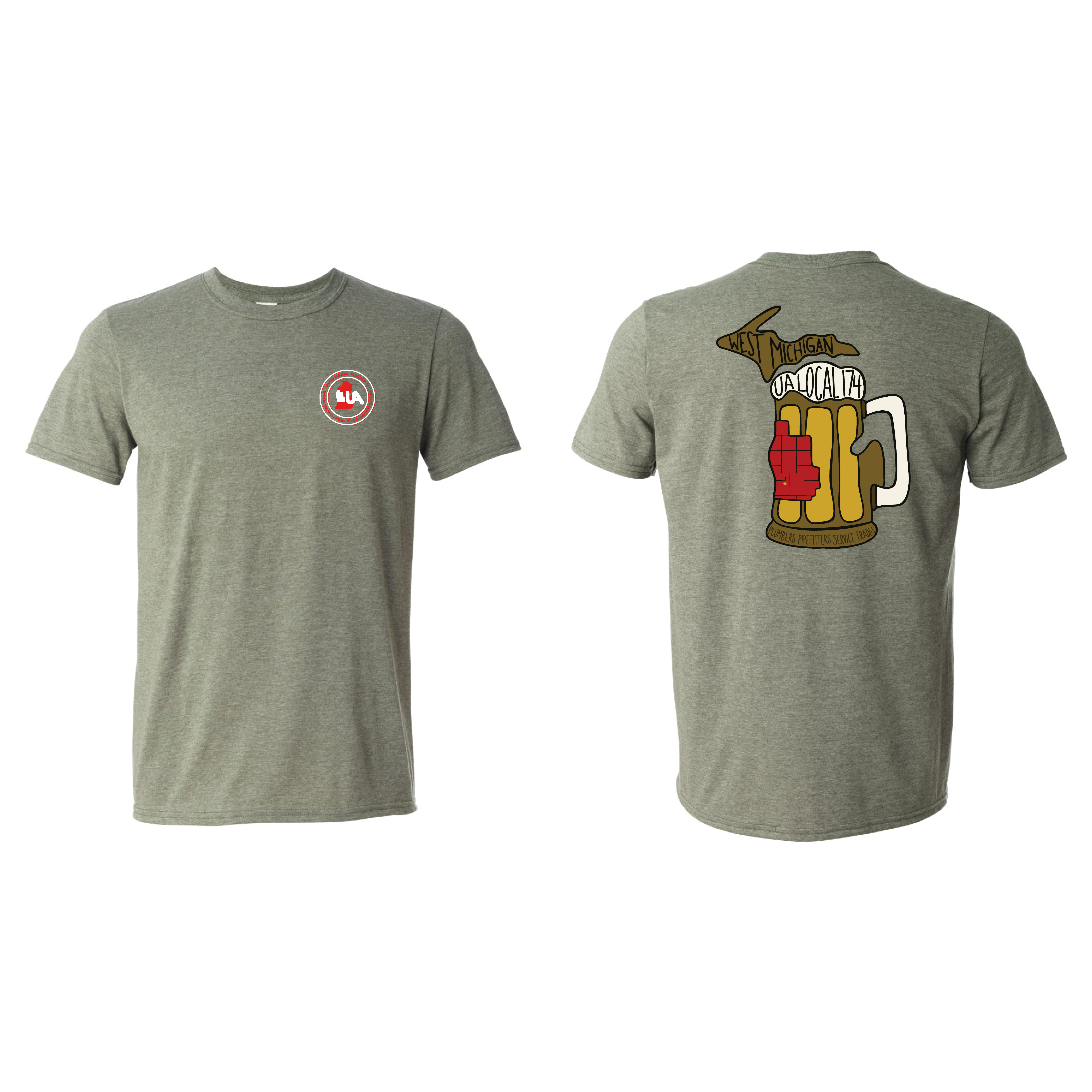 UA Local 174 Beer Mug Apparel