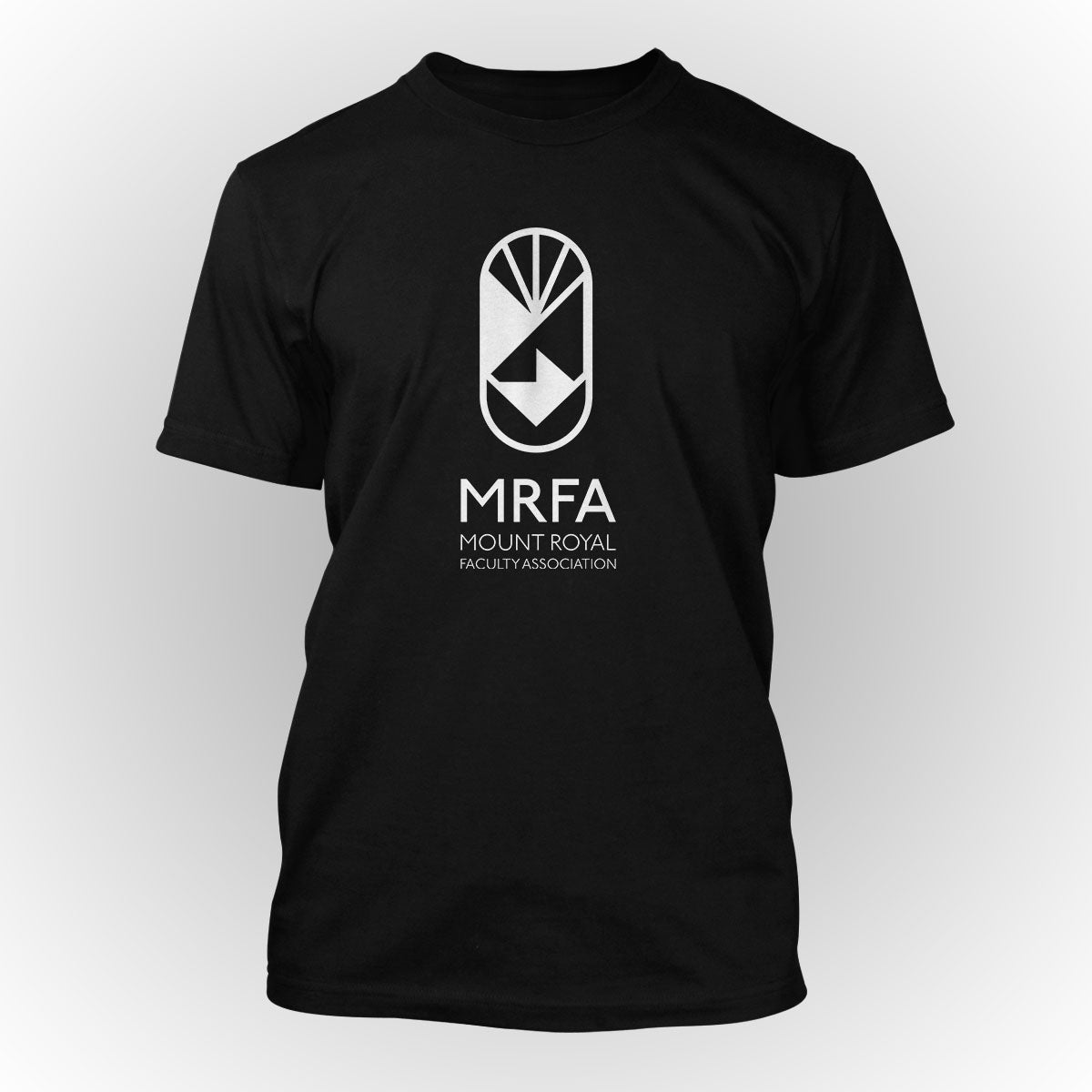 Mount Royal Faculty Association - Basic Logo Black Apparel