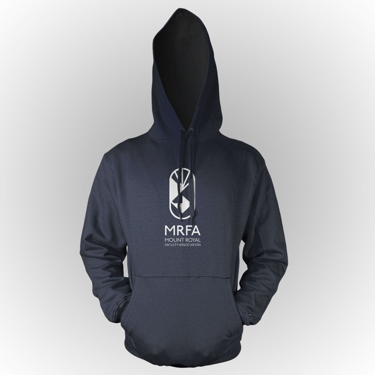 Mount Royal Faculty Association - Basic Logo Navy Apparel