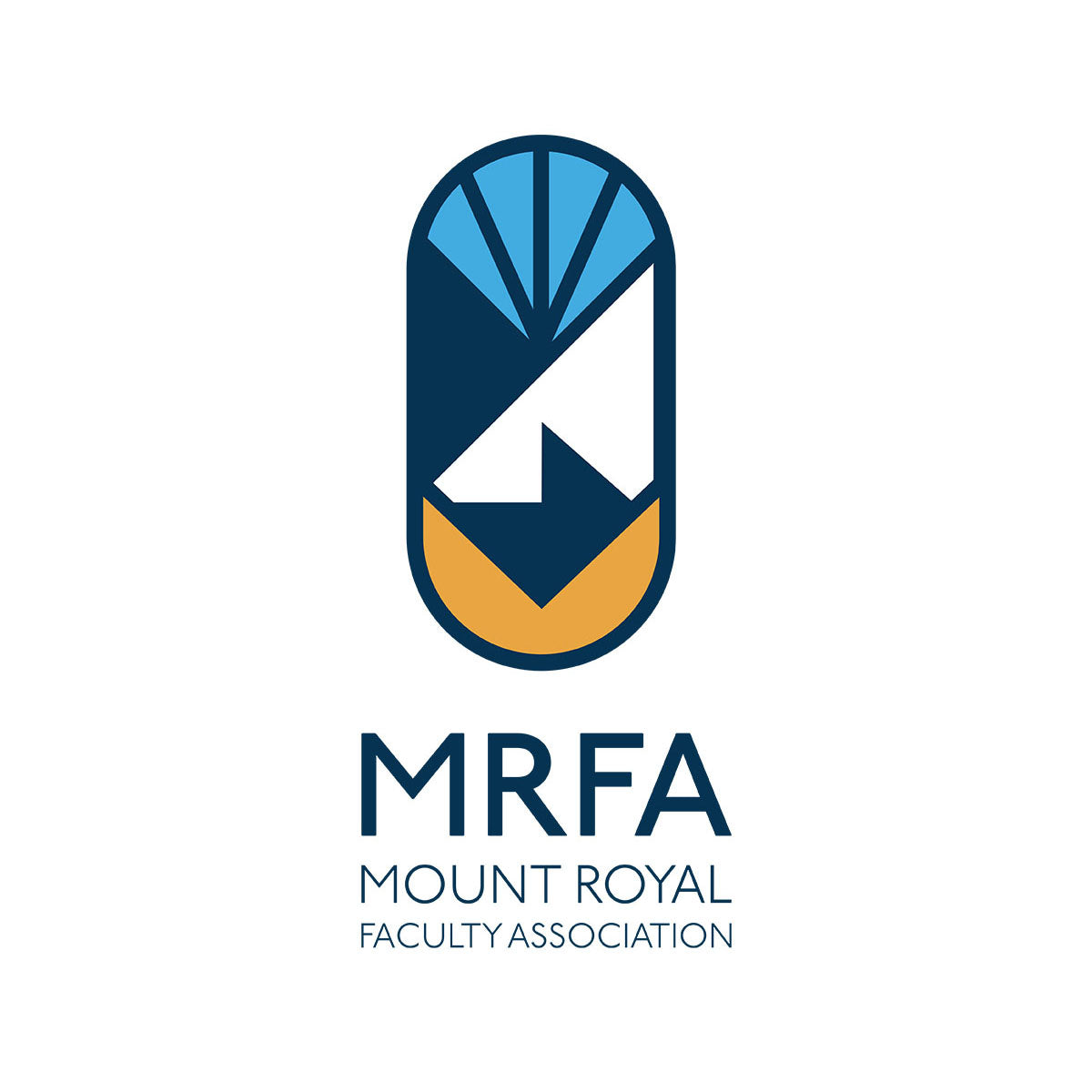 Mount Royal Faculty Association - Basic Logo White Apparel