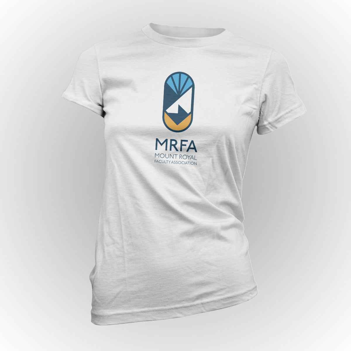 Mount Royal Faculty Association - Basic Logo White Apparel