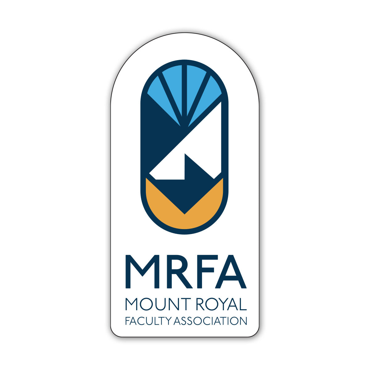 Mount Royal Faculty Association - Decal With Text