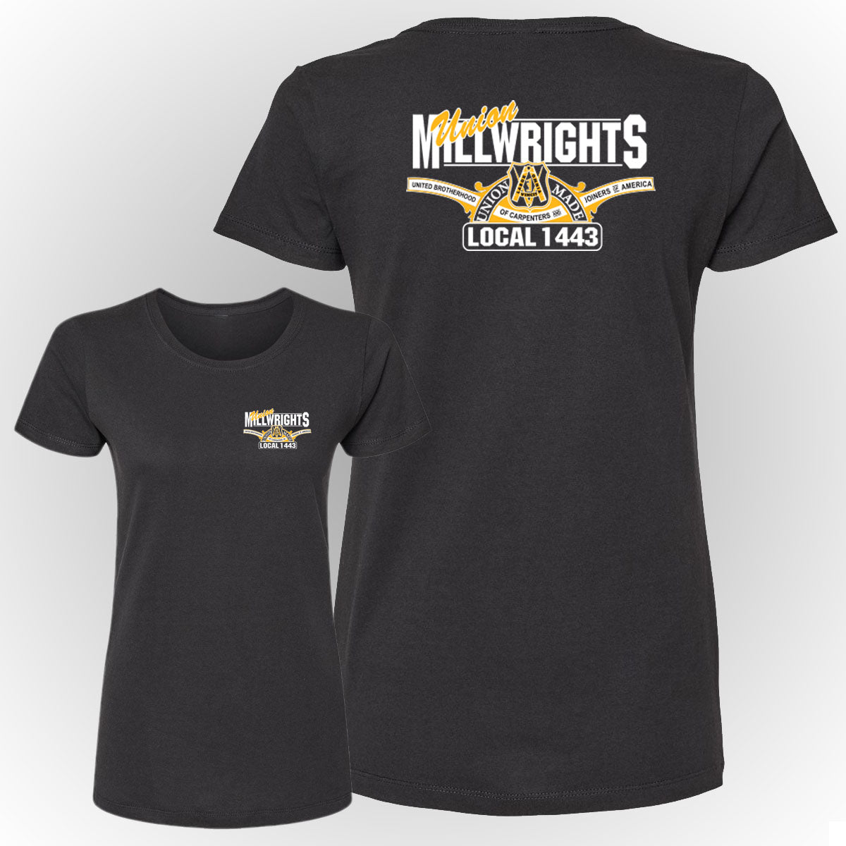 Millwright LU 1443 - Standard Logo Ladies T-Shirt