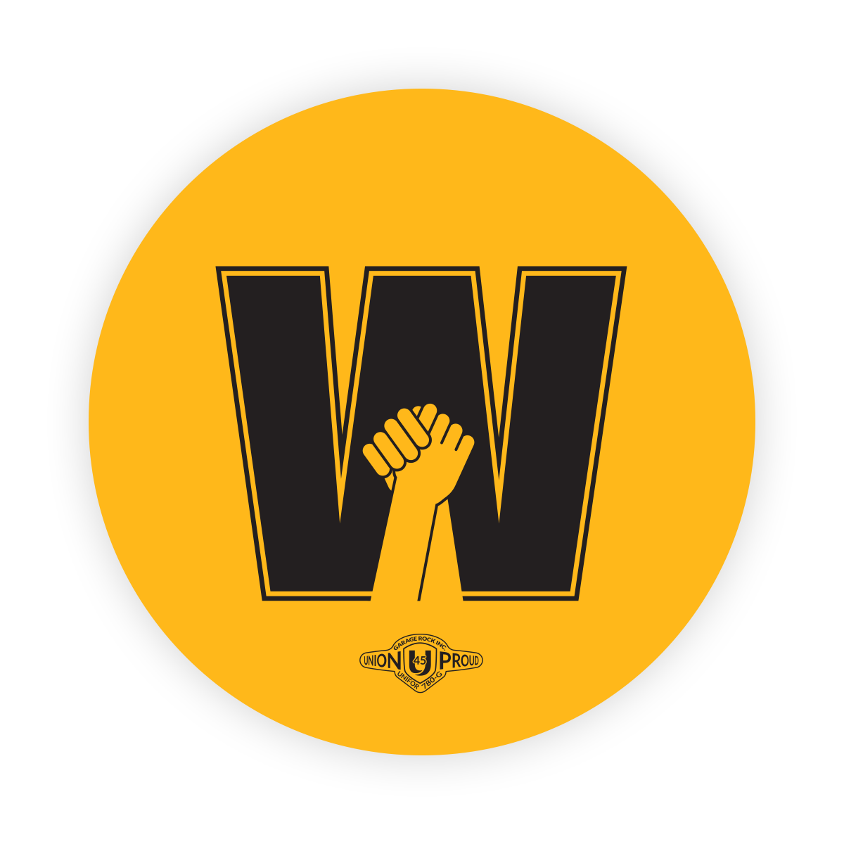 AFL - Worker Agenda Decal Black Logo