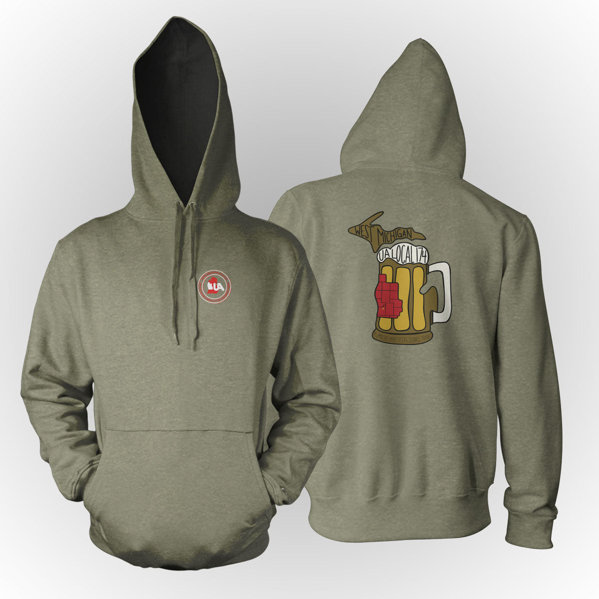 UA Local 174 Beer Mug Apparel