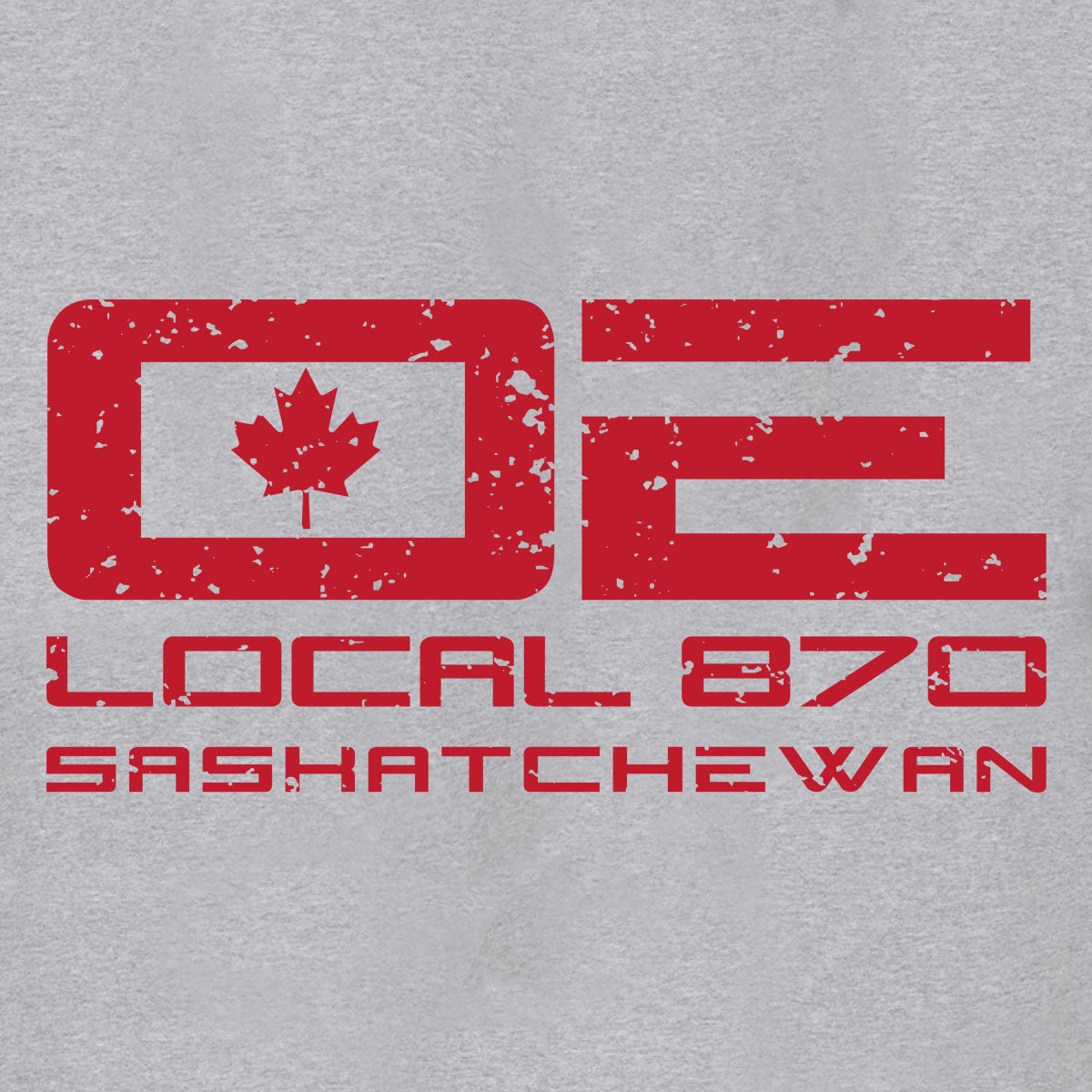IUOE 870 - Red Logo Tank Top (Heather)