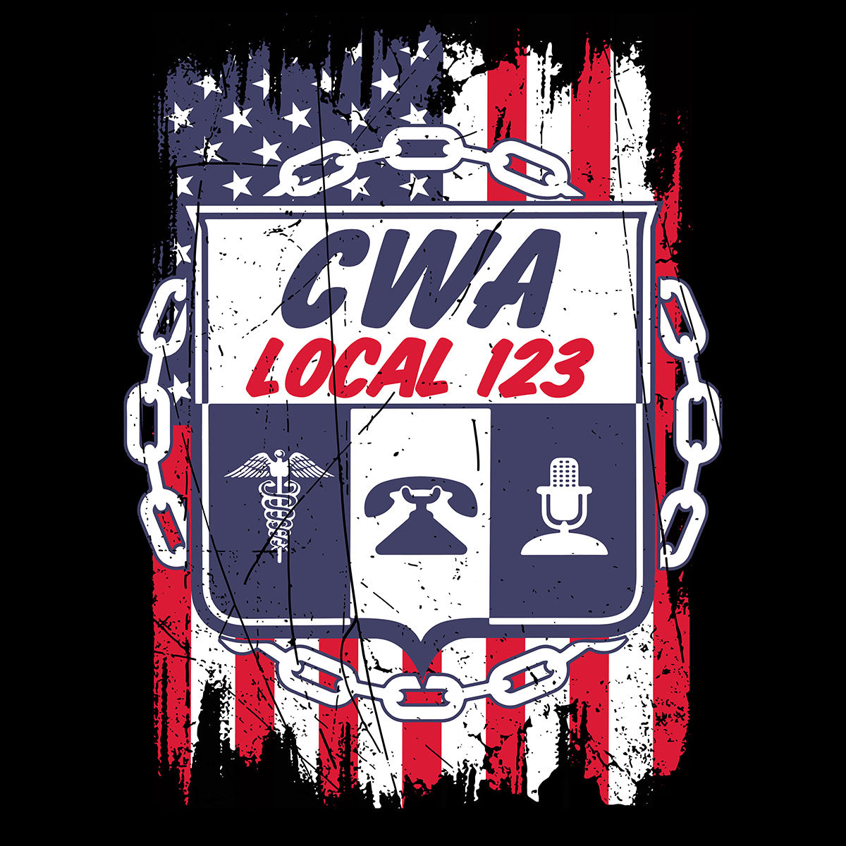 CWA - American Flag Basic Apparel