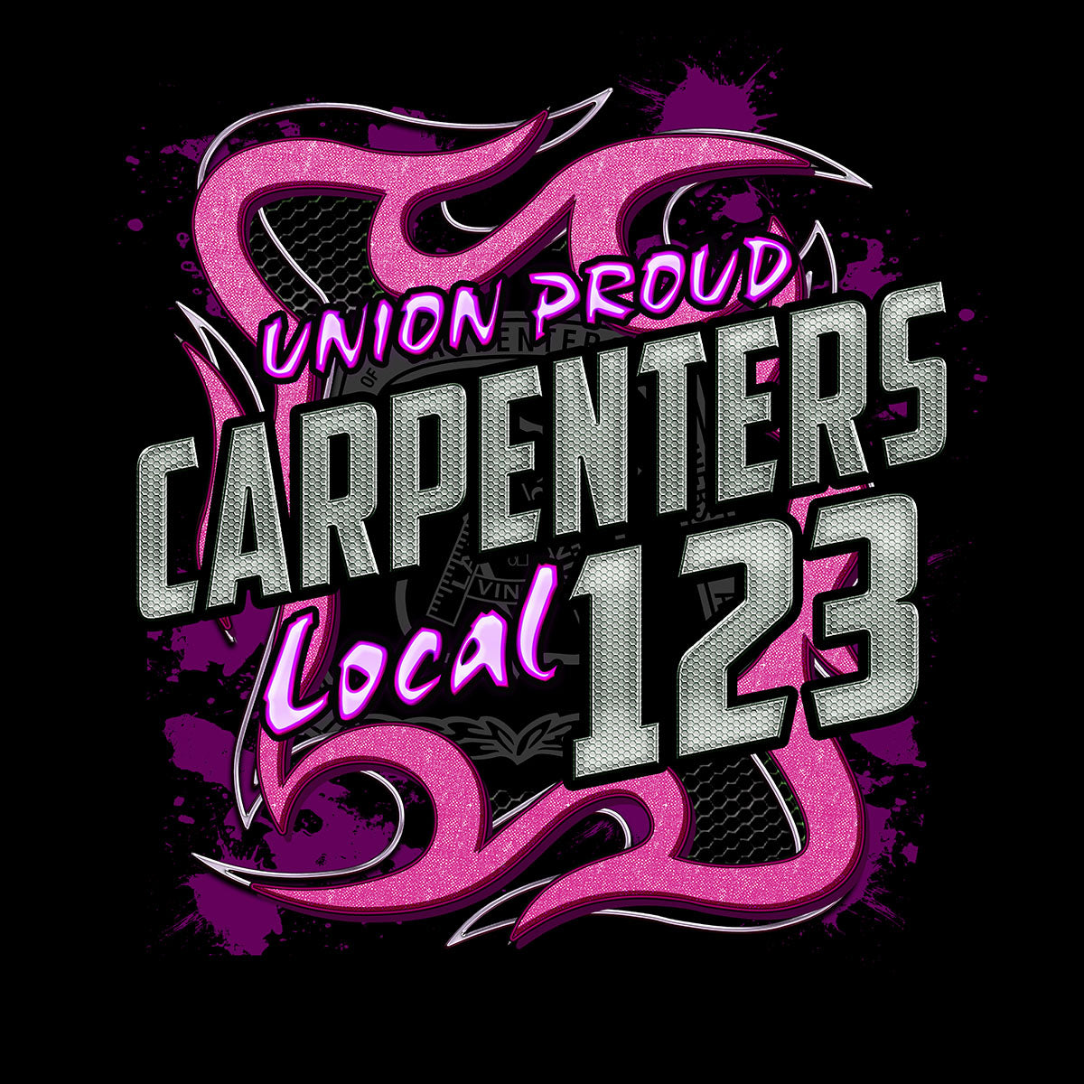UBC - Carpenters Pink Metal Apparel