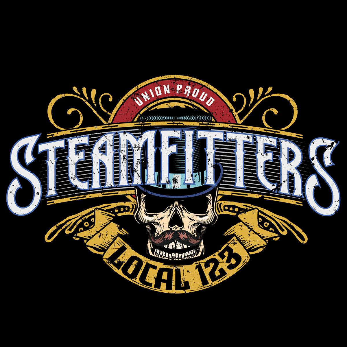 UA - Steamfitters Skull Hat