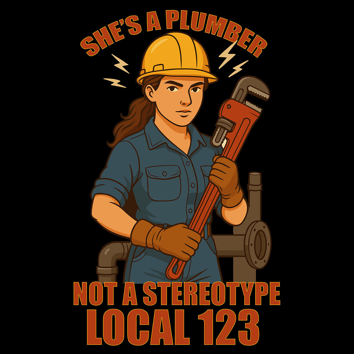 UA - Women Plumbers Decals