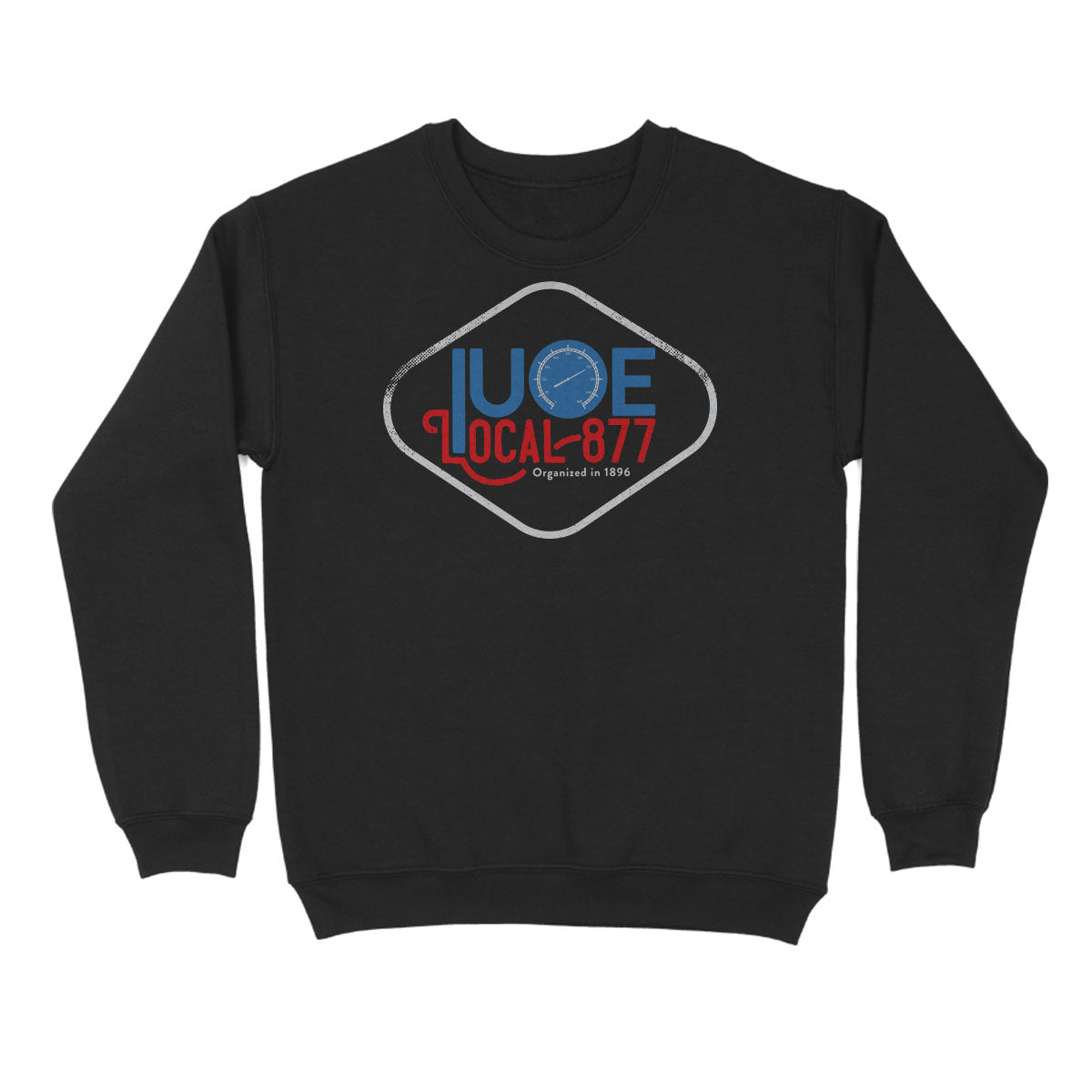 Round Diamond IUOE 877 Apparel - Black