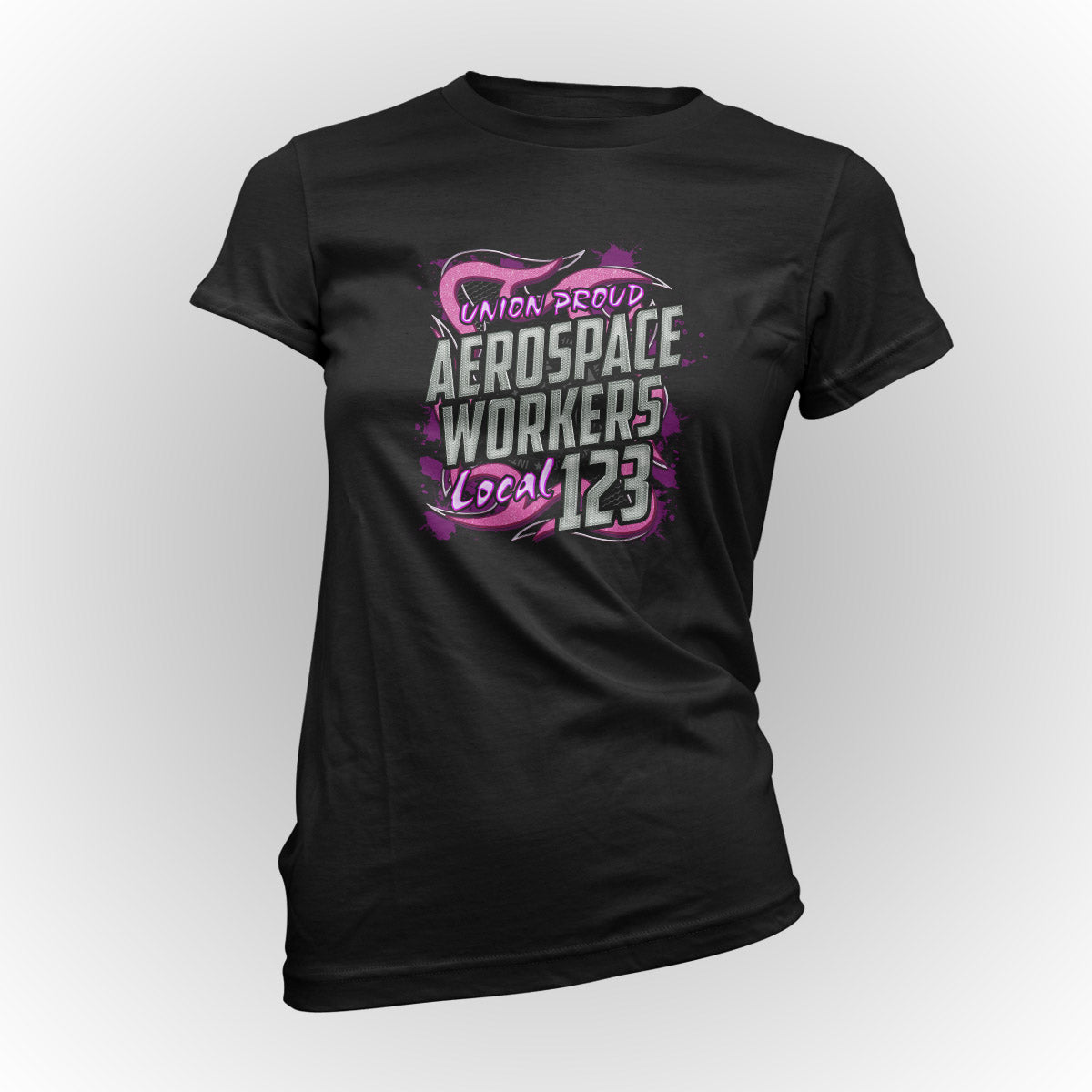 IAM - Aerospace Workers Pink Metal