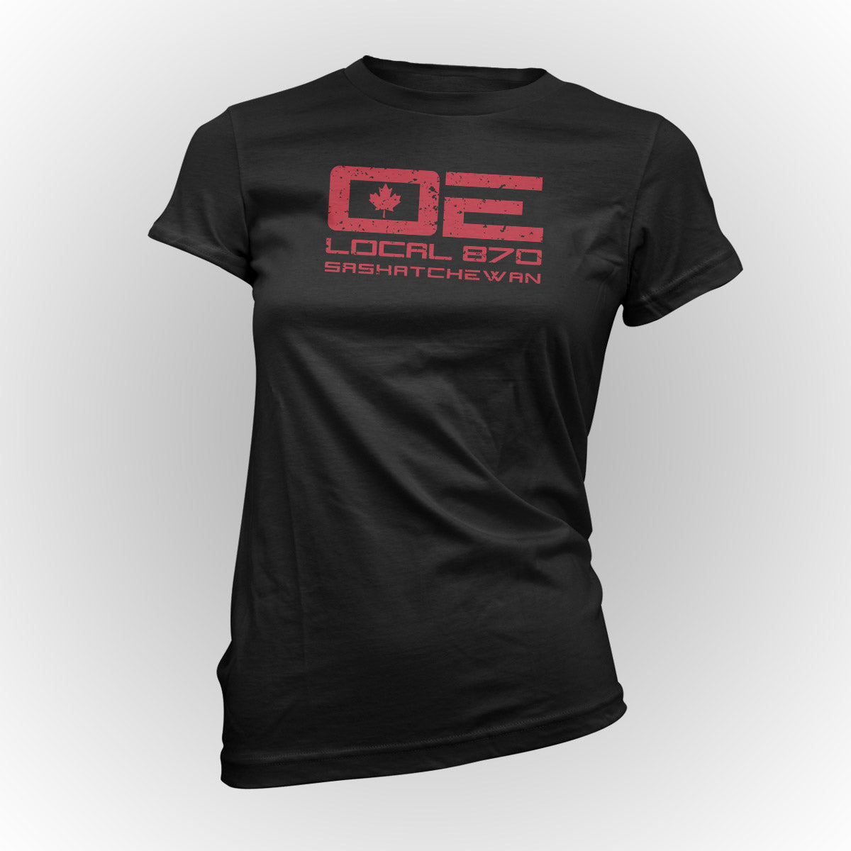 IUOE 870 - Red Logo (Black)
