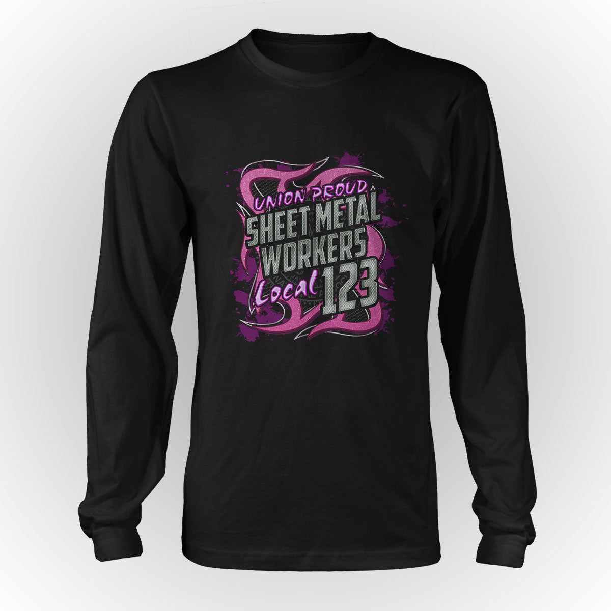 SMWIA - Sheet Metal Workers Pink Metal