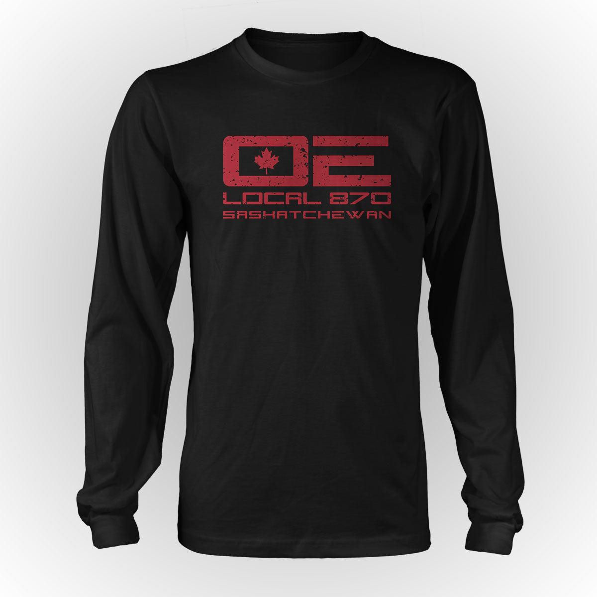 IUOE 870 - Red Logo (Black)