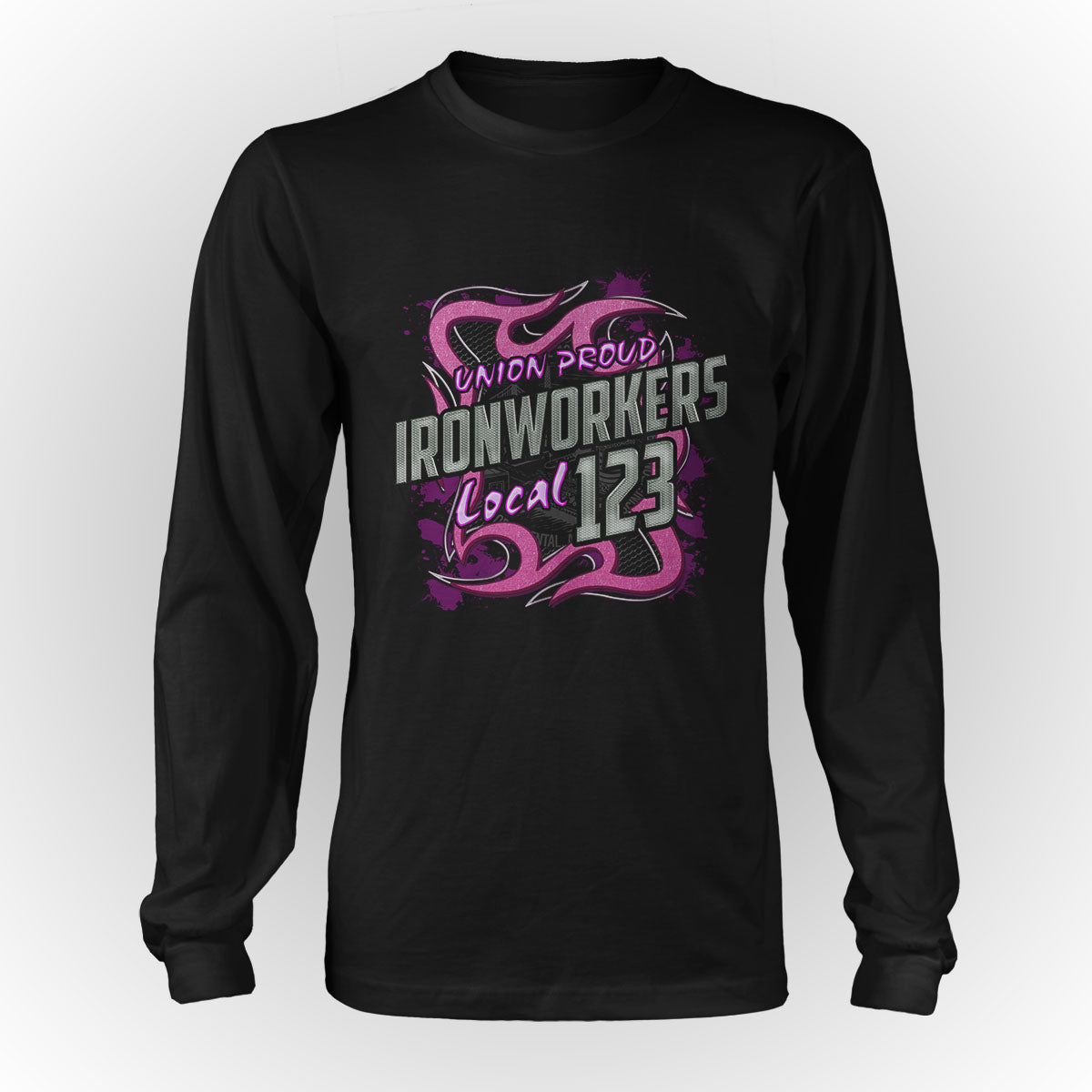 IW - Ironworkers Pink Metal