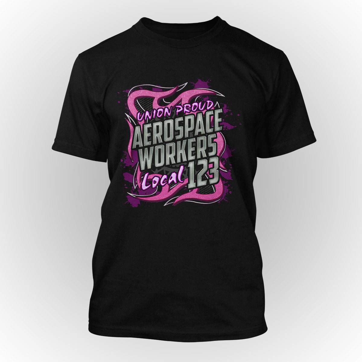 UAW - Aerospace Workers Pink Metal