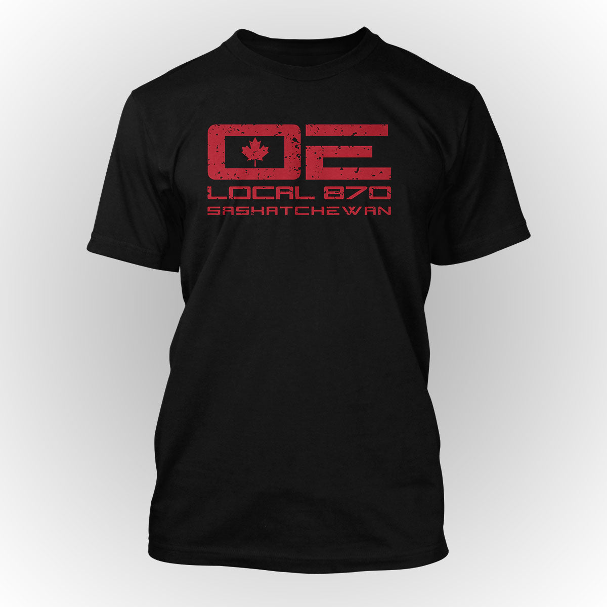 IUOE 870 - Red Logo (Black)