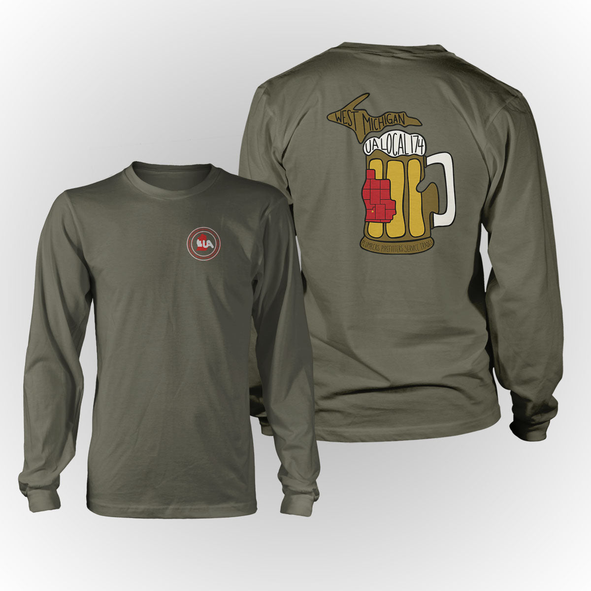 UA Local 174 Beer Mug Apparel