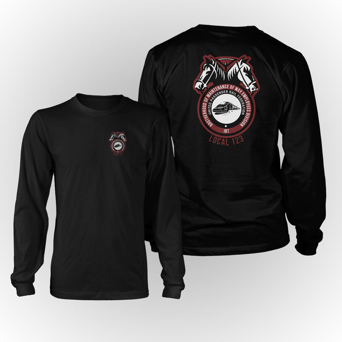 Teamsters - BMWED Basic Logo - Full Back