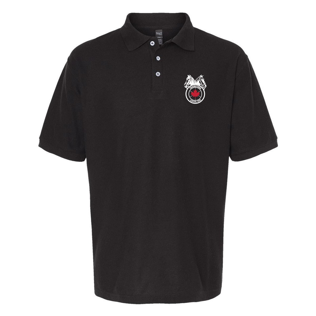 Teamsters 362 Mens Polo - Red & White Logo