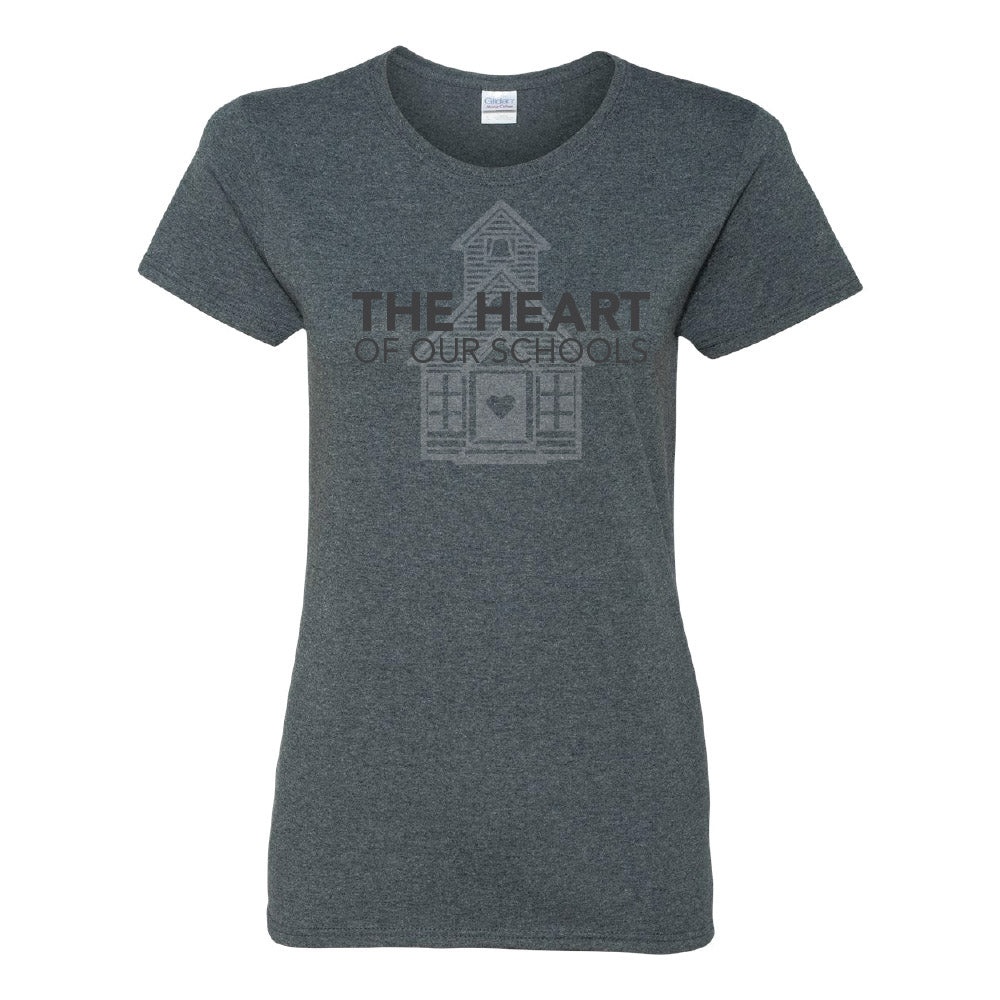 Tone on Tone Heart Of Our Schools - Ladies T-shirt