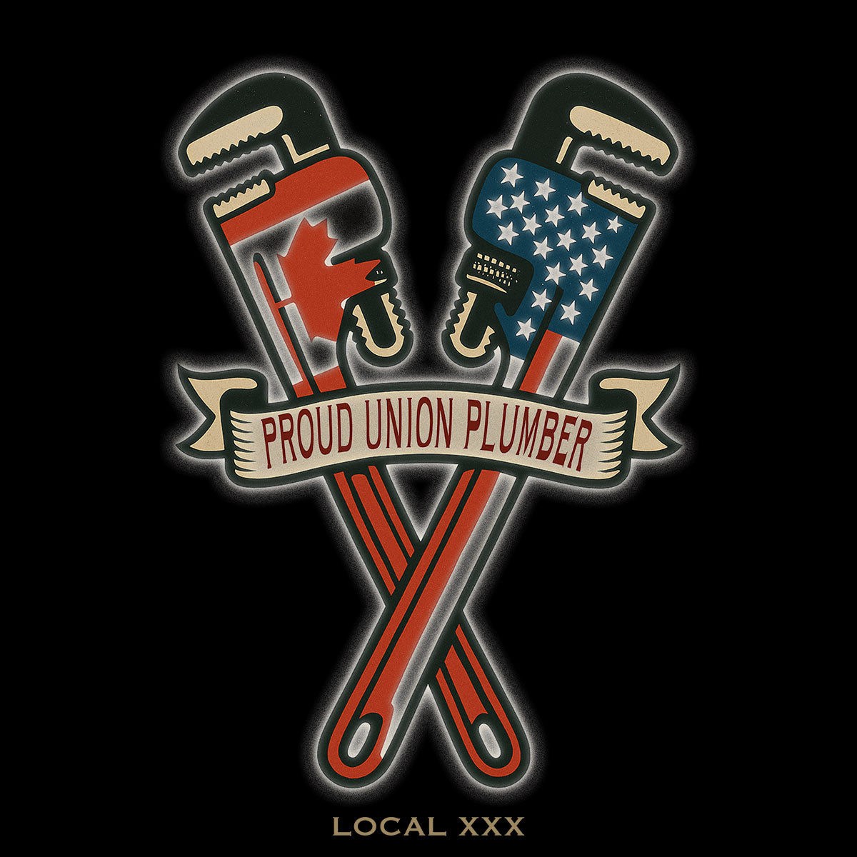 UA - Crossed Wrenches Canadian
