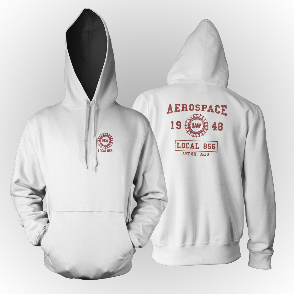Collegiate Design UAW 856 Apparel - White