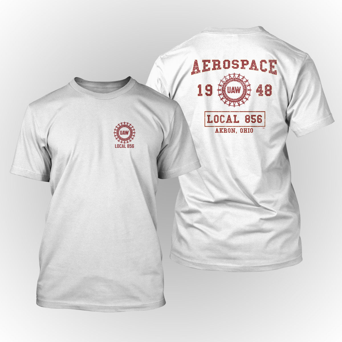 Collegiate Design UAW 856 Apparel - White