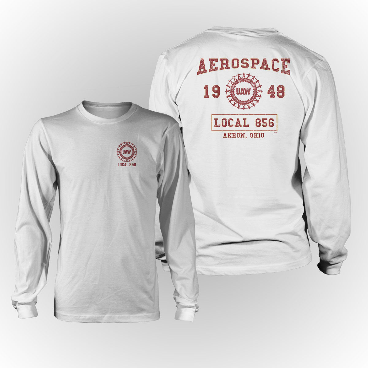 Collegiate Design UAW 856 Apparel - White
