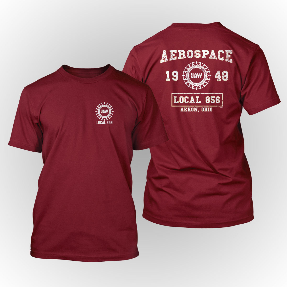 Collegiate Design UAW 856 Apparel - Red