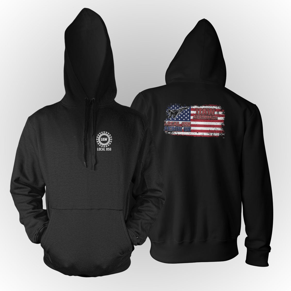 Fighter Jet UAW 856 Apparel - Black