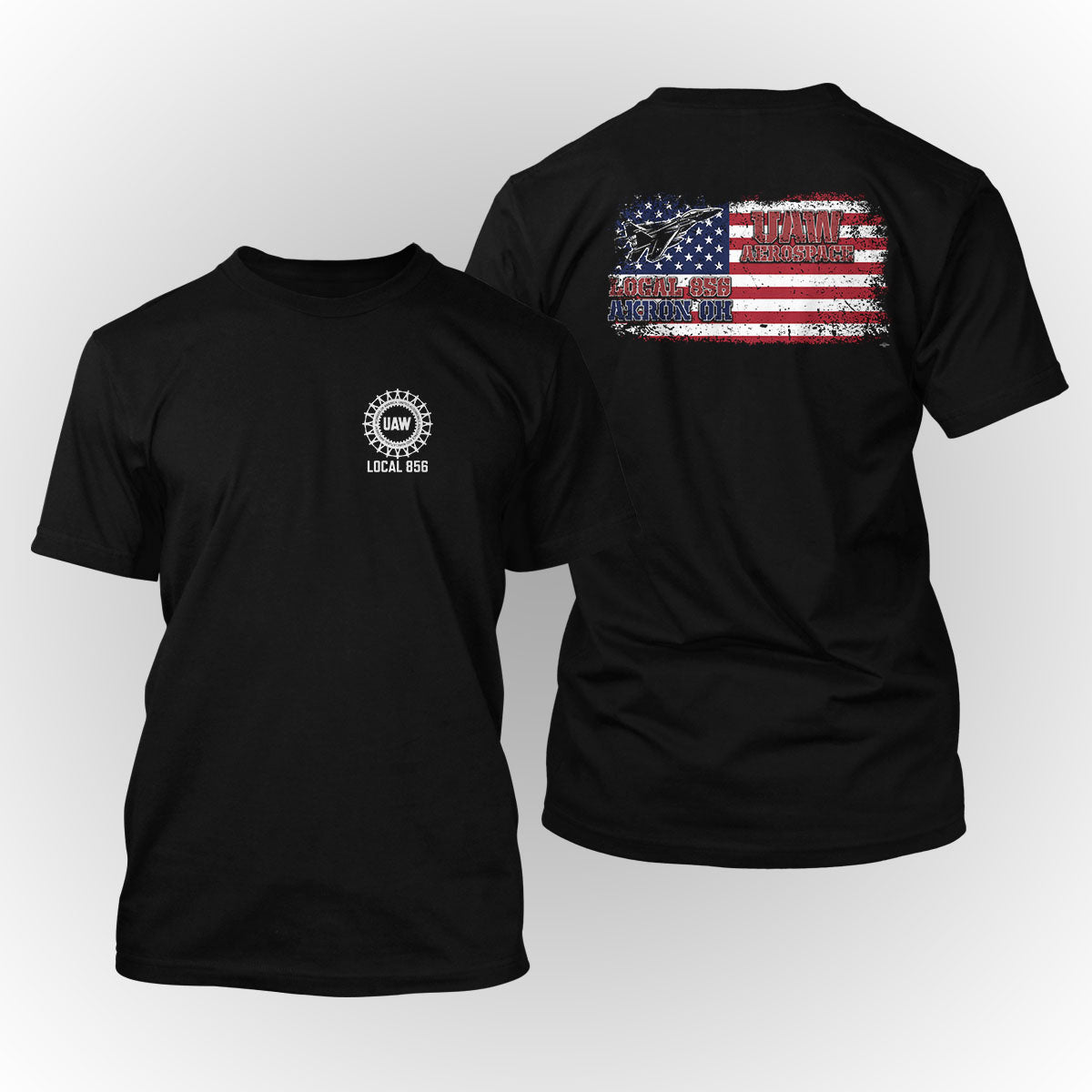 Fighter Jet UAW 856 Apparel - Black